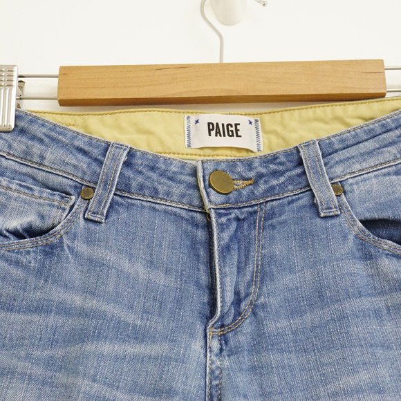 Paige Women's Lou Lou Petite Flare Jeans 26 - Picture 4 of 6